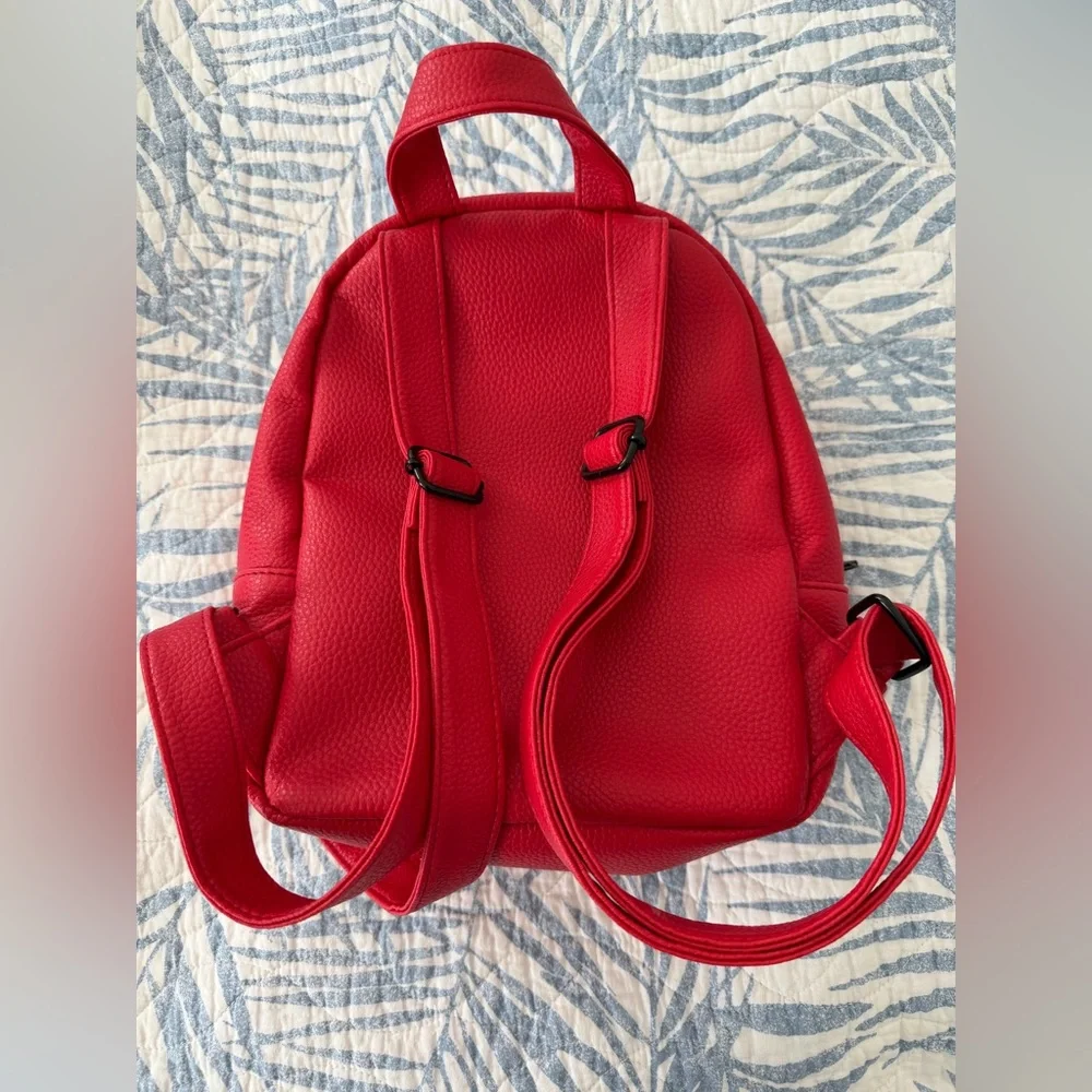 NWOT Marc Tetro Red Westie Dog Mini‎ Zippered Backpack, OS